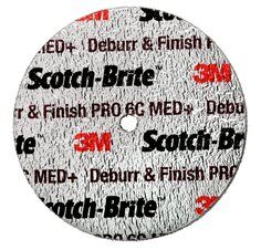 3M Scotch-Brite™ Deburr and Finish Pro Kompaktscheibe DP-UW, 75 mm x 6,35 mm x 6,35 mm, 4C MED+