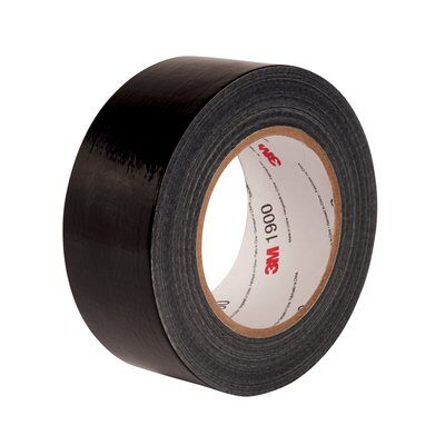 3M™ Gewebeklebeband 1900 Schwarz, 50 Mm X 50 M | 7000071798